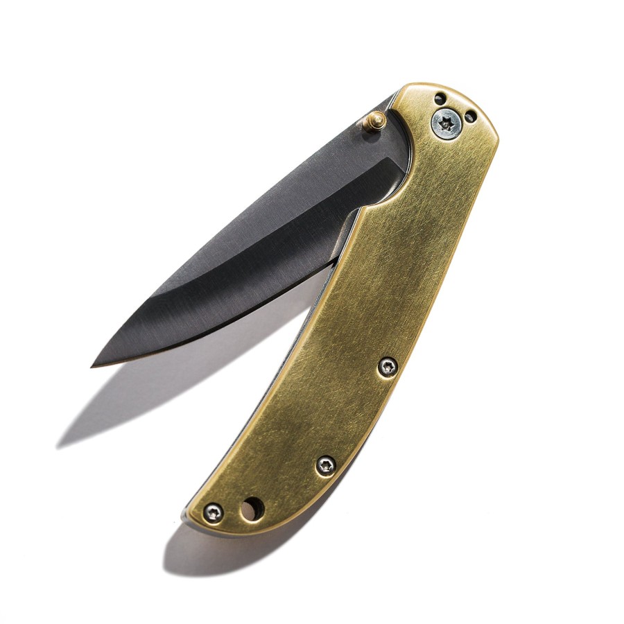 Boots & Accessories Taylor Stitch | The Drop Point Knife In Brass