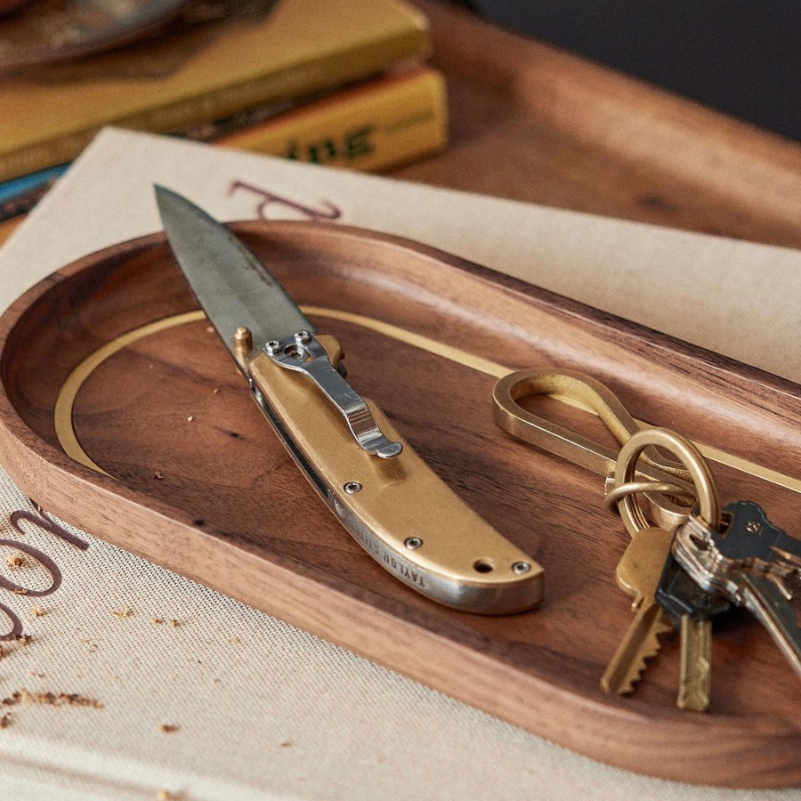 Boots & Accessories Taylor Stitch | The Drop Point Knife In Brass