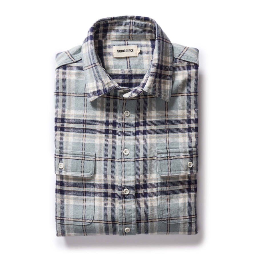 Shirts & Sweaters Taylor Stitch | The Ledge Shirt In Faded Blue Plaid