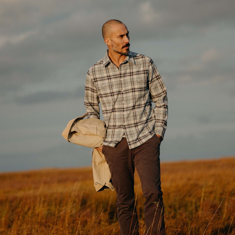 Shirts & Sweaters Taylor Stitch | The Ledge Shirt In Faded Blue Plaid