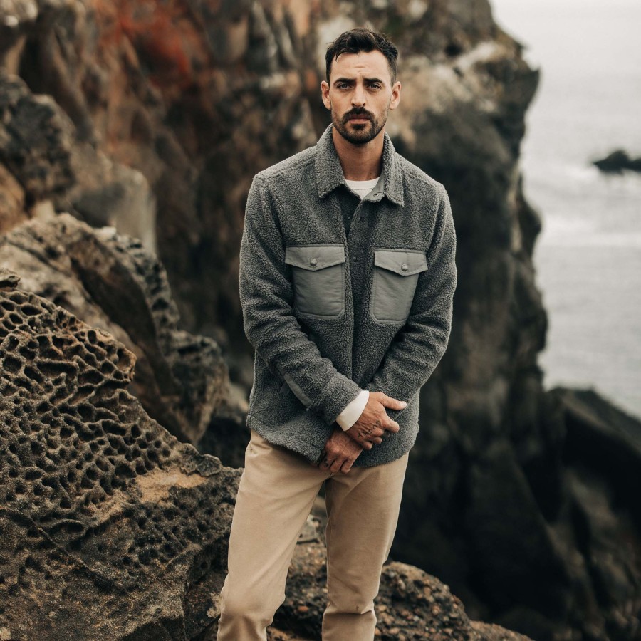 Outerwear Taylor Stitch | The Timberline Jacket In Greystone Fleece