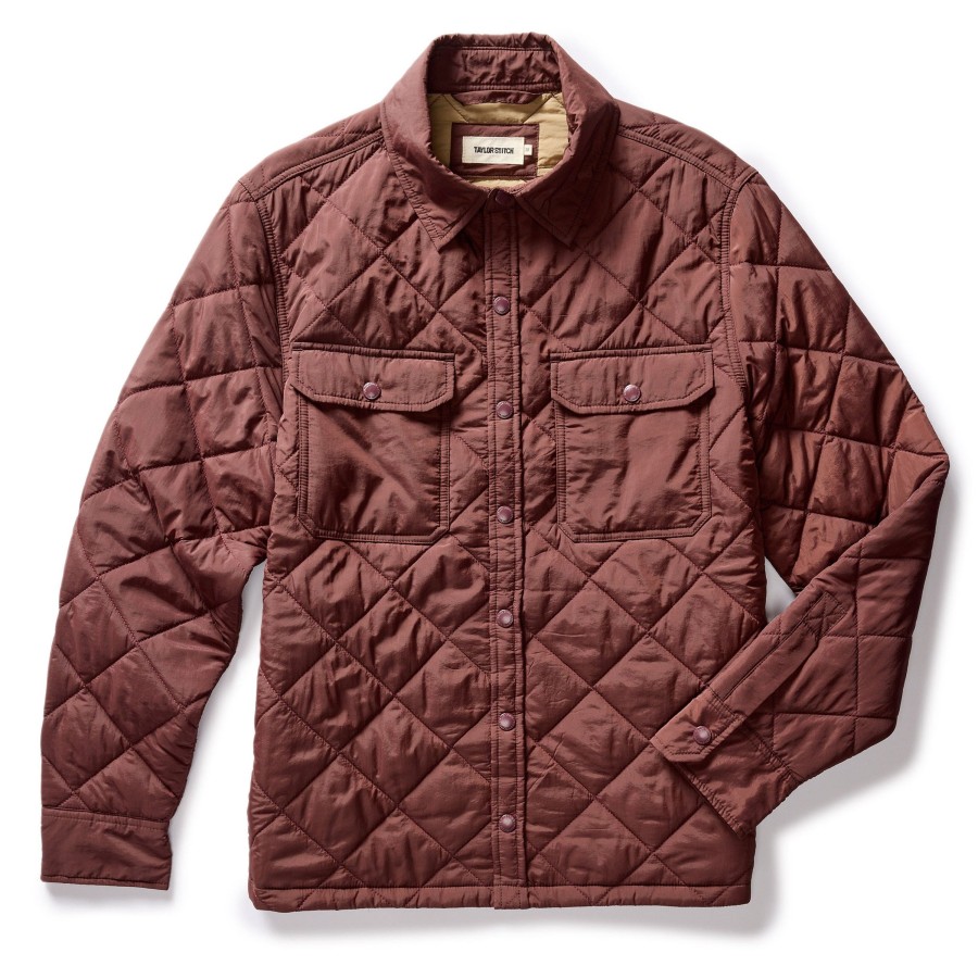 Outerwear Taylor Stitch | The Miller Shirt Jacket In Burgundy