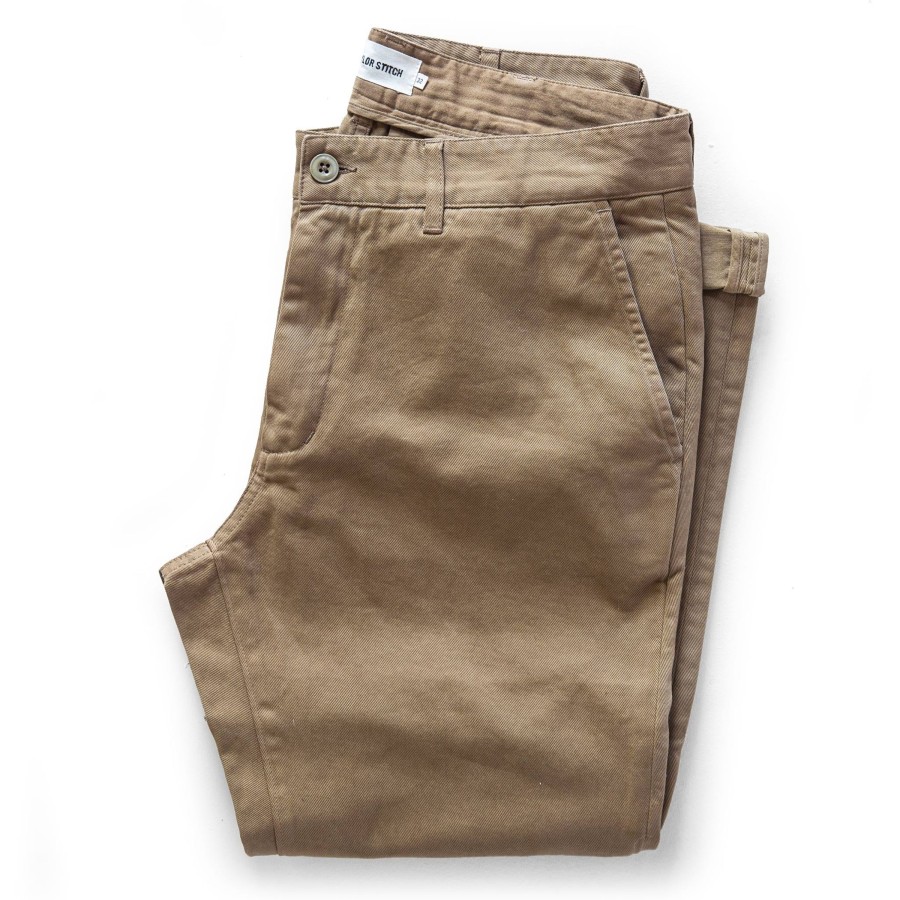 Bottoms Taylor Stitch | The Slim Foundation Pant In Organic Khaki