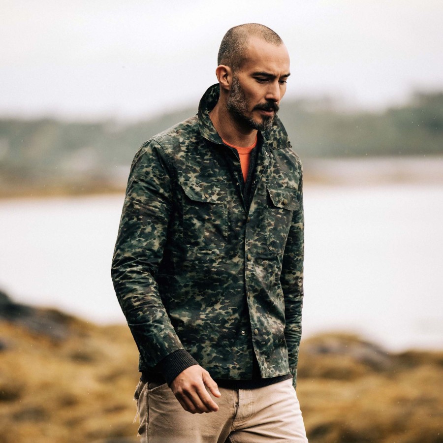 Outerwear Taylor Stitch | The Venture Jacket In Painted Camo Waxed Canvas