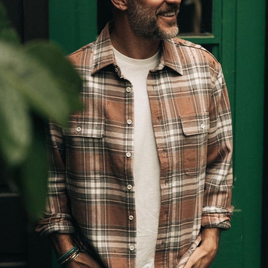 Shirts & Sweaters Taylor Stitch | The Ledge Shirt In Sun Baked Brick Plaid