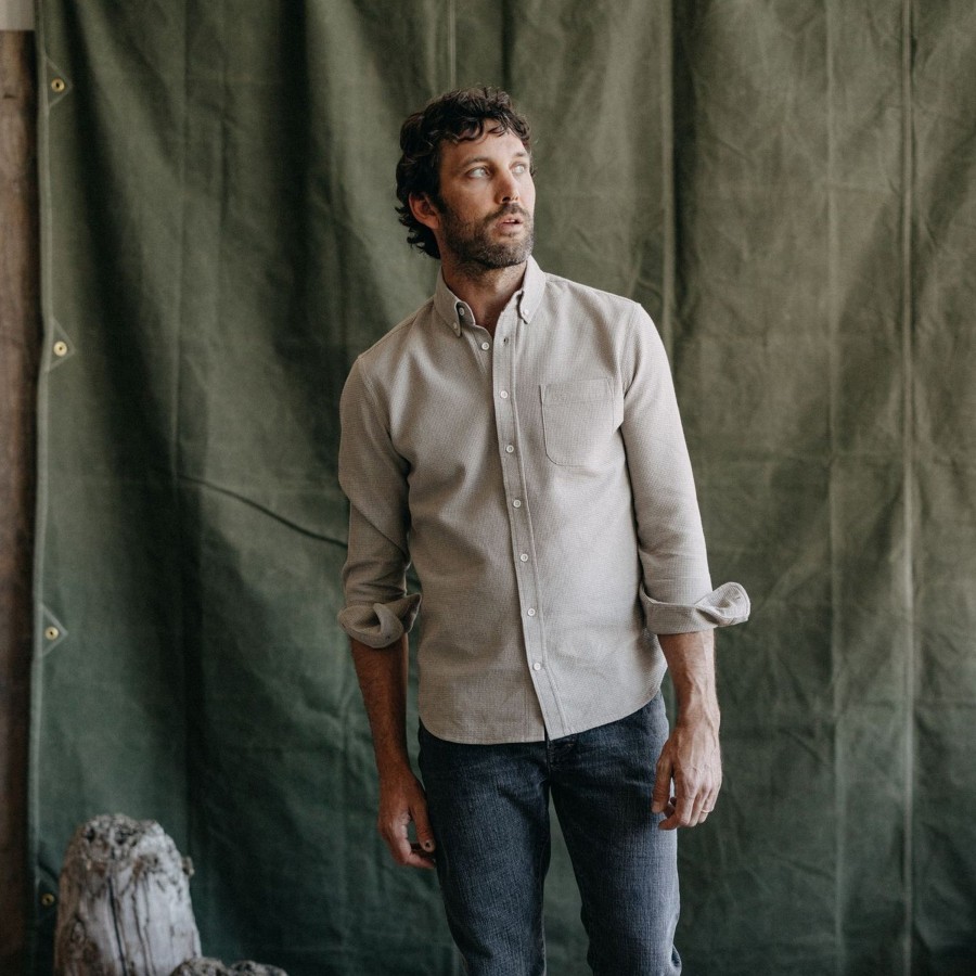 Shirts & Sweaters Taylor Stitch | The Jack In Cement Waffle