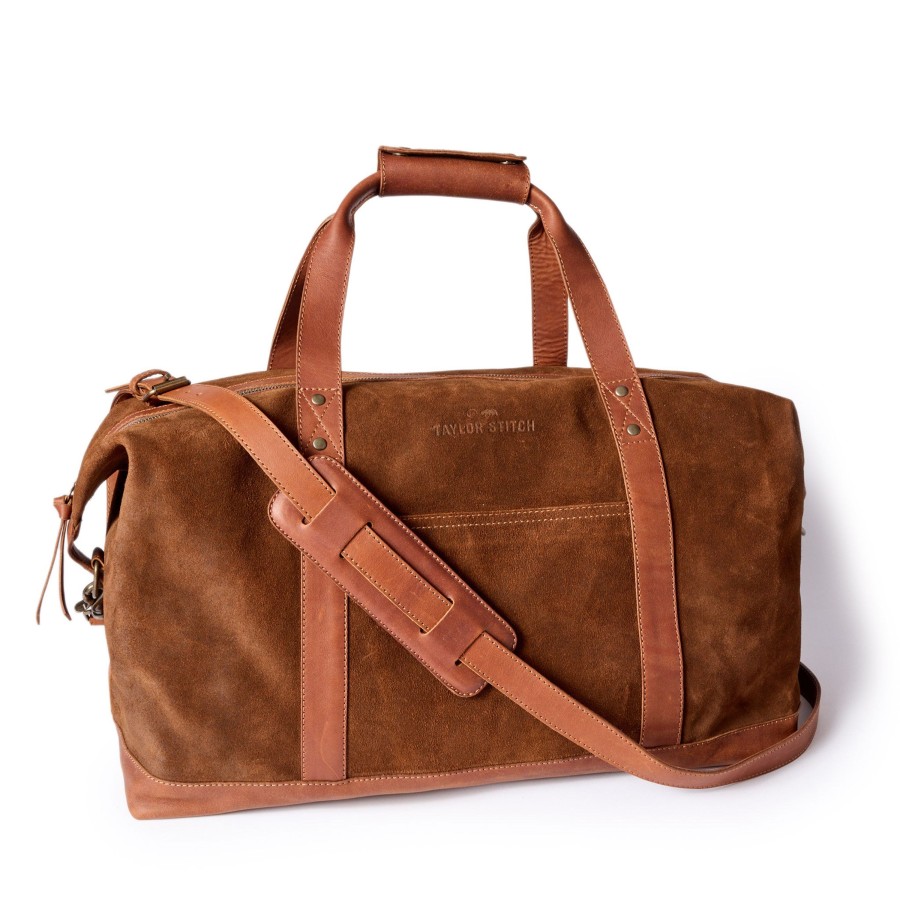 Boots & Accessories Taylor Stitch | The Weekender Duffle In Chocolate Roughout