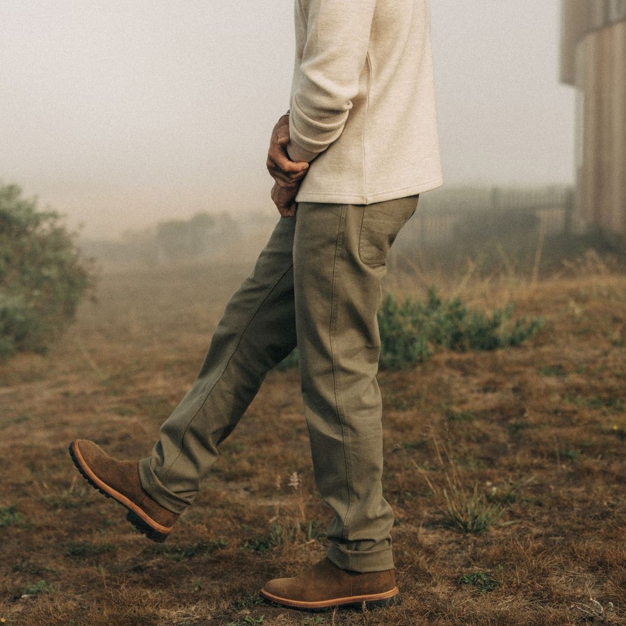 Bottoms Taylor Stitch | The Camp Pant In Stone Boss Duck