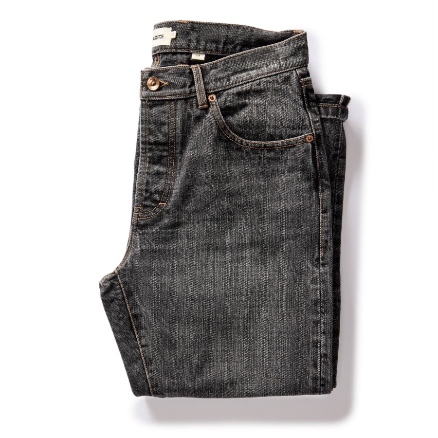 Bottoms Taylor Stitch | The Slim Jean In Black 1-Year Wash Selvage Denim