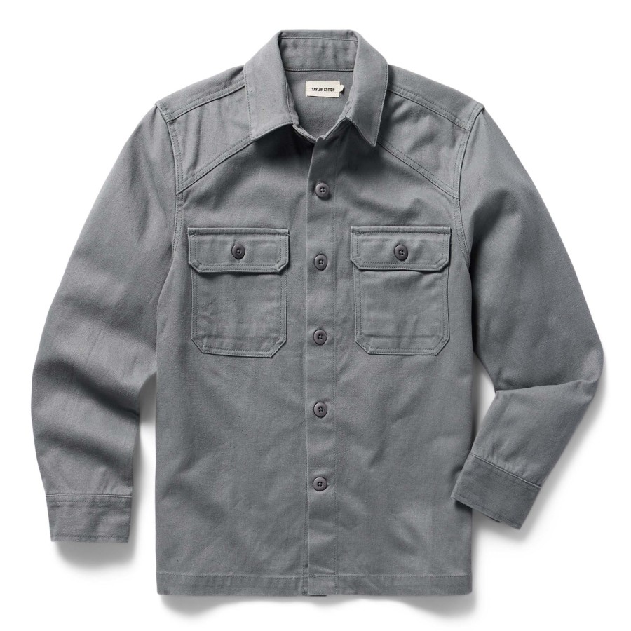 Outerwear Taylor Stitch | The Shop Shirt In Gravel Boss Duck