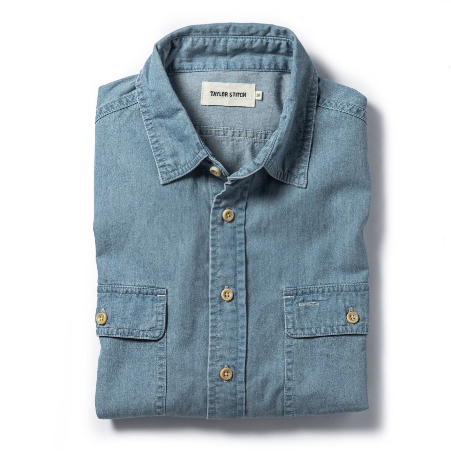 Shirts & Sweaters Taylor Stitch | The Ledge Shirt In Sun Bleached Chambray