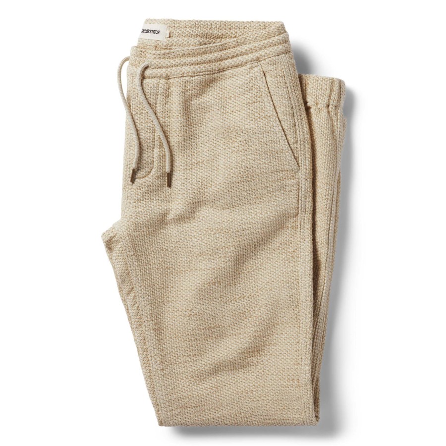 Bottoms Taylor Stitch | The Apres Pant In Natural Sashiko