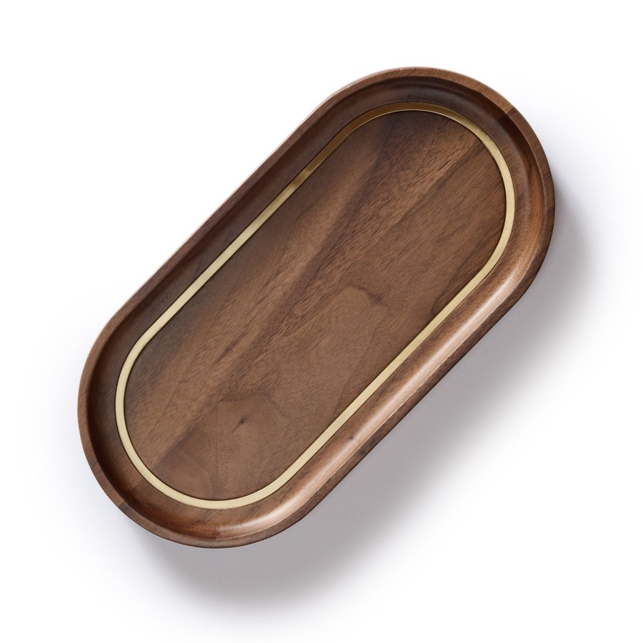 Boots & Accessories Taylor Stitch | The Valet Tray In Walnut And Brass