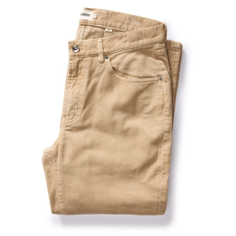 Bottoms Taylor Stitch | The Slim All Day Pant In Light Khaki Cord