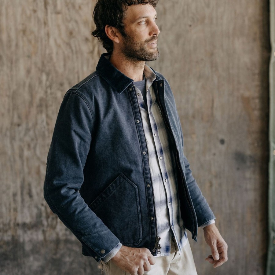 Outerwear Taylor Stitch | The Workhorse Jacket In Navy Chipped Canvas