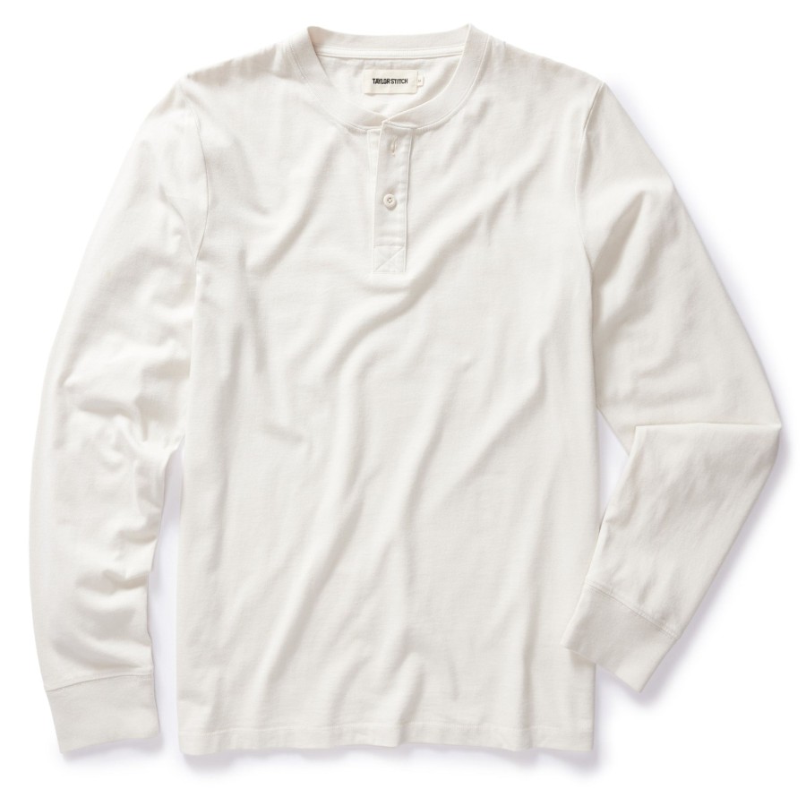 Shirts & Sweaters Taylor Stitch | The Organic Cotton Henley In Vintage White