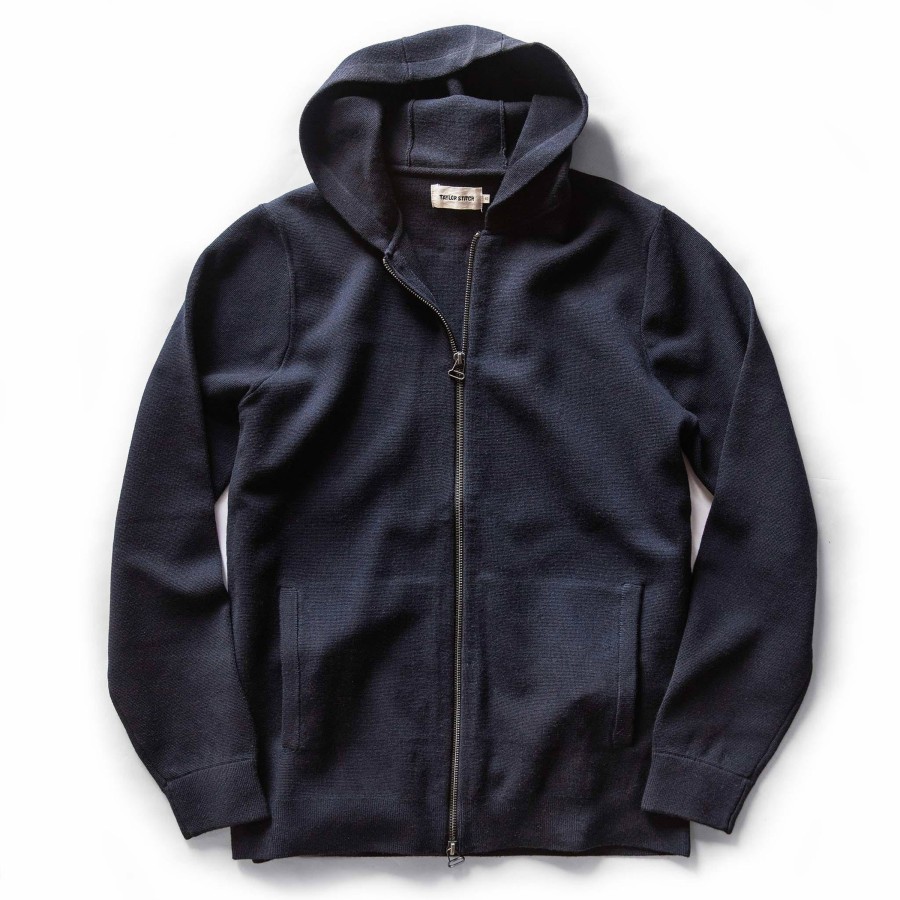 Shirts & Sweaters Taylor Stitch | The Portola Hoodie In Midnight Merino