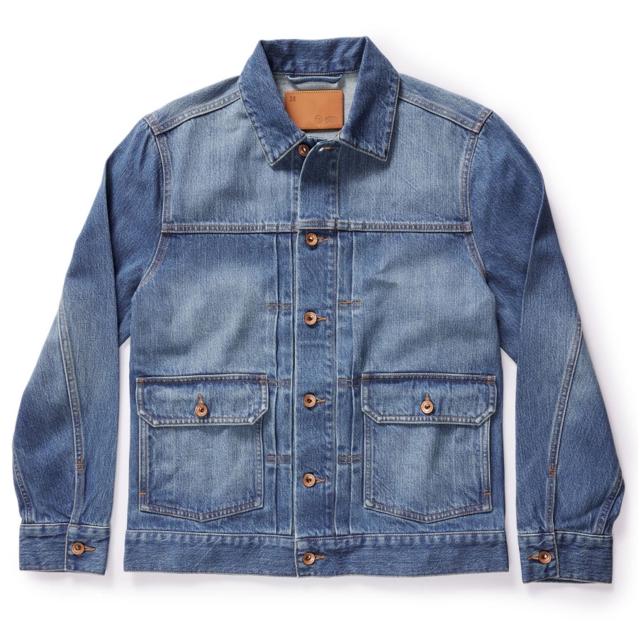 Outerwear Taylor Stitch | The Ryder Jacket In Sun Bleached Denim