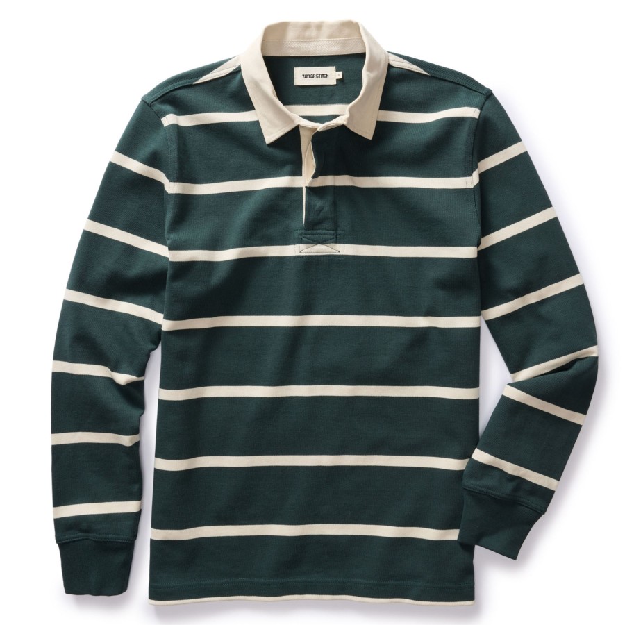 Shirts & Sweaters Taylor Stitch | The Rugby In Dark Forest Stripe