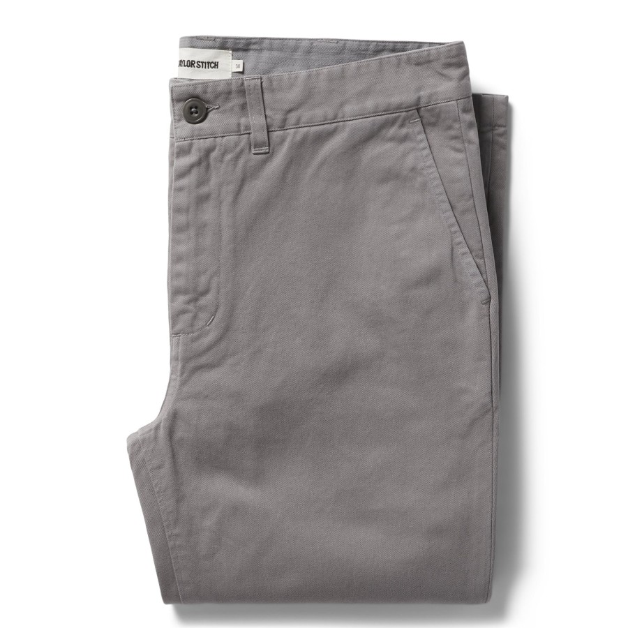 Bottoms Taylor Stitch | The Slim Foundation Pant In Organic Steeple Grey