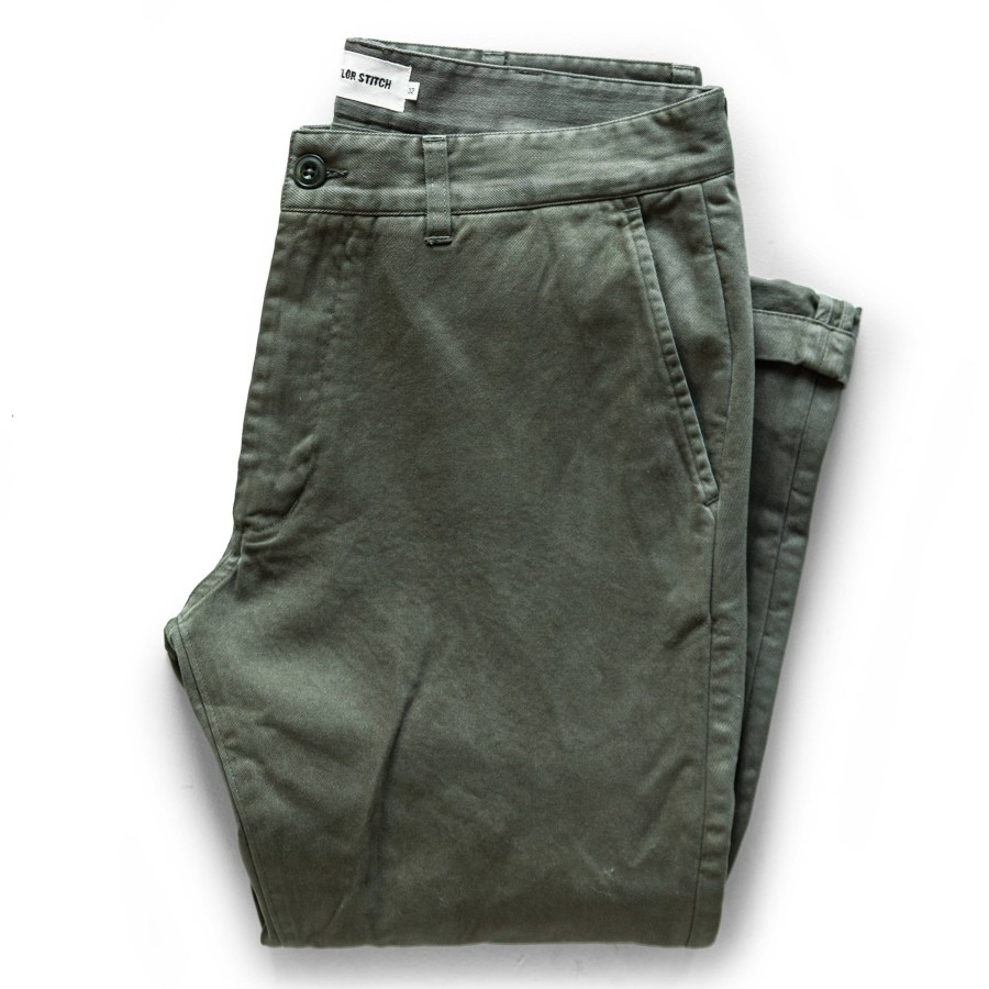 Bottoms Taylor Stitch | The Democratic Foundation Pant In Organic Olive