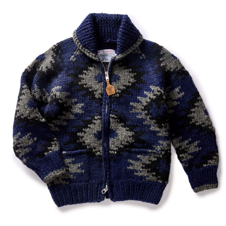 Shirts & Sweaters Taylor Stitch | The Seawall Hand-Knit Sweater In Navy Kilim