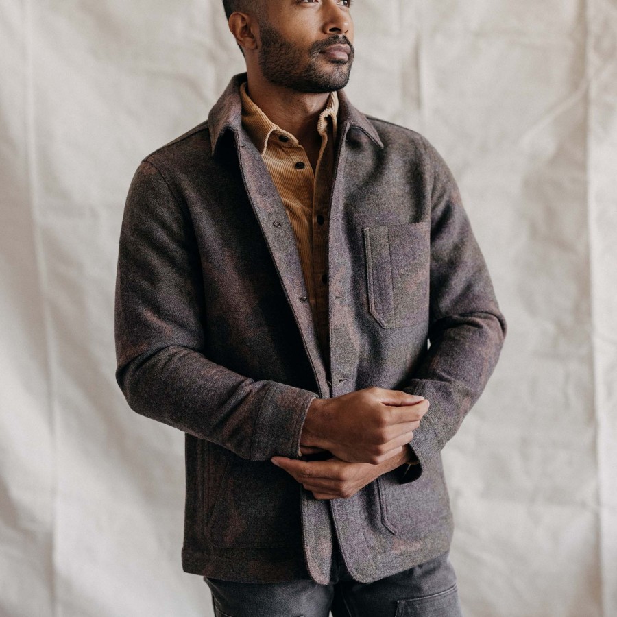 Outerwear Taylor Stitch | The Ojai Jacket In Heathered Camo Wool