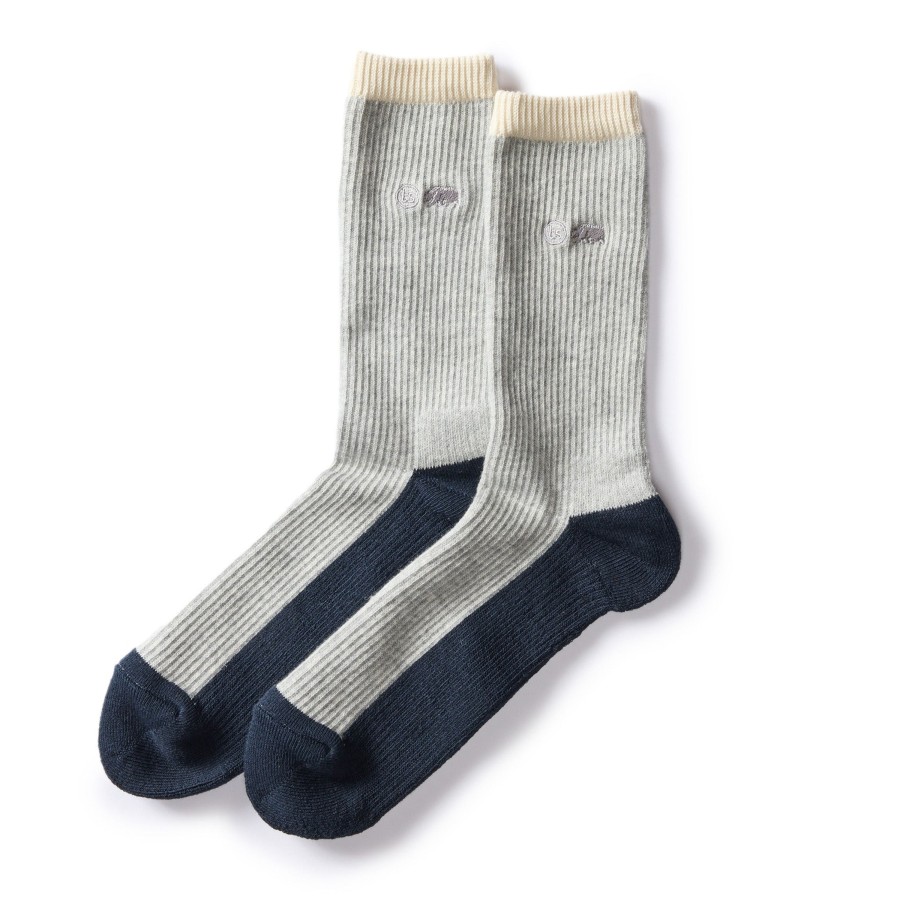 Boots & Accessories Taylor Stitch | The Ribbed Sock In Grey