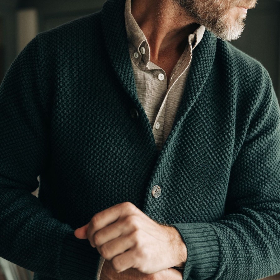 Shirts & Sweaters Taylor Stitch | The Crawford Sweater In Dark Forest