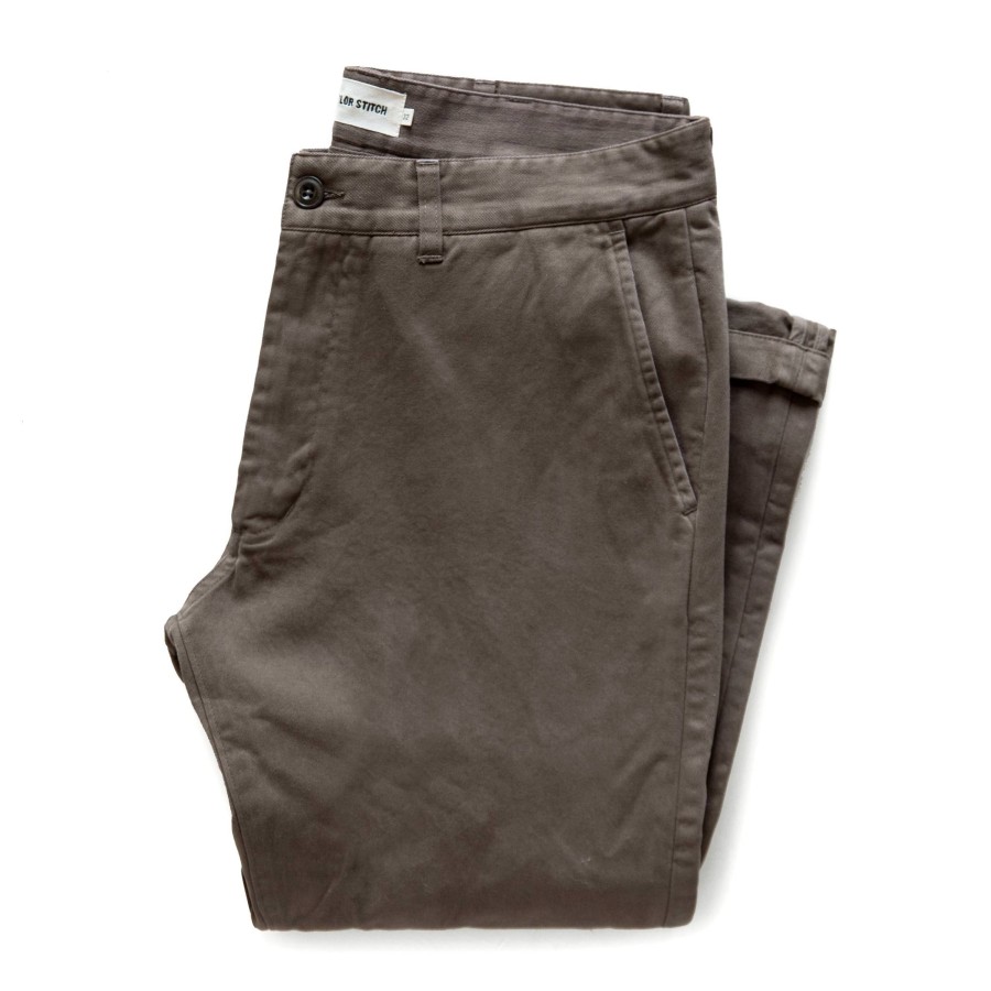 Bottoms Taylor Stitch | The Slim Foundation Pant In Organic Espresso