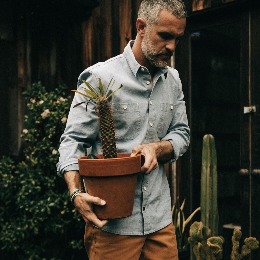 Shirts & Sweaters Taylor Stitch | The Utility Shirt In Washed Indigo Boss Duck