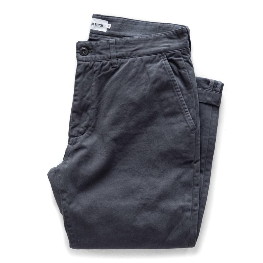 Bottoms Taylor Stitch | The Slim Foundation Pant In Organic Coal