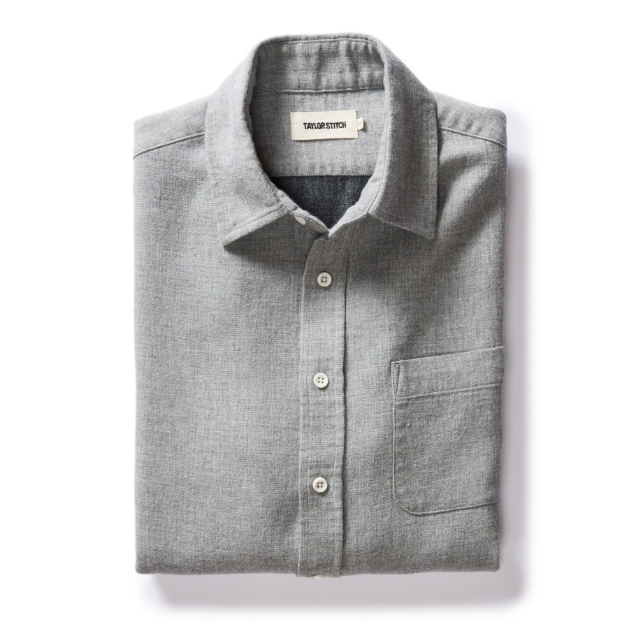 Shirts & Sweaters Taylor Stitch | The California In Ash Heather Double Cloth