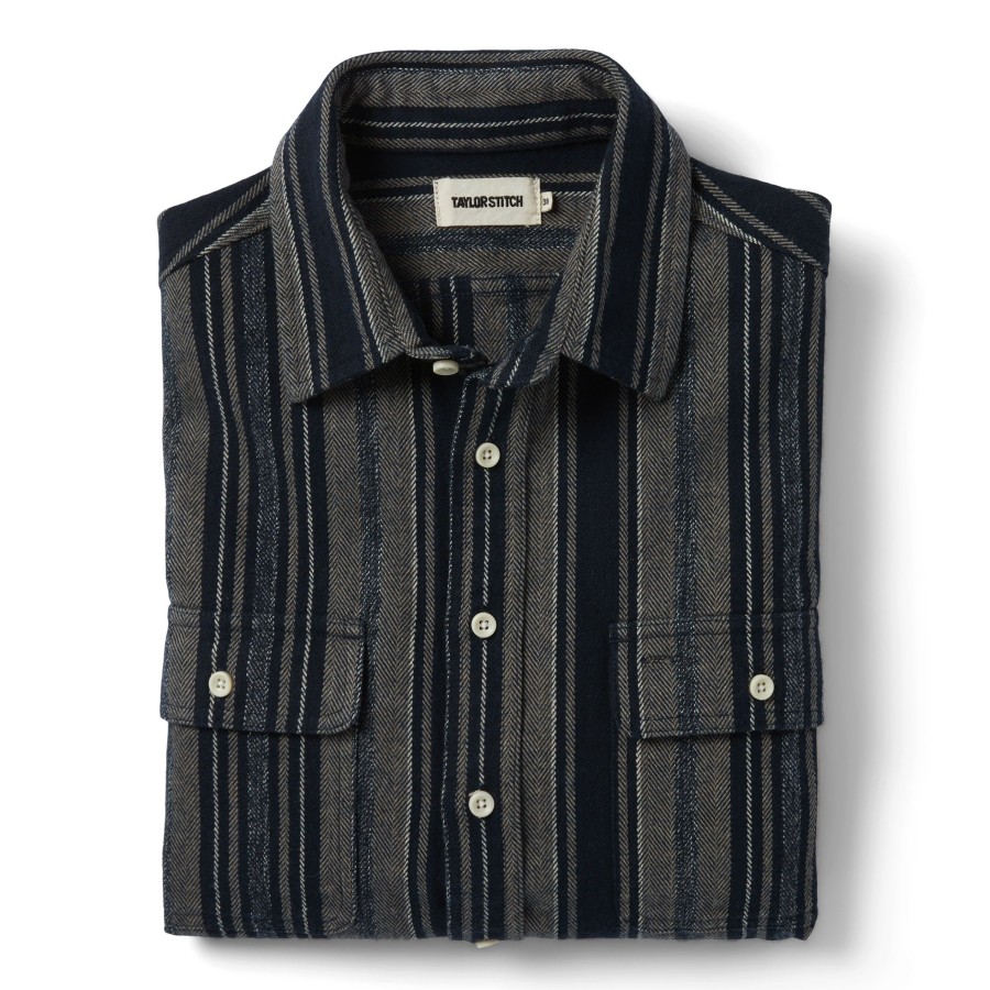 Shirts & Sweaters Taylor Stitch | The Ledge Shirt In Ocean Stripe