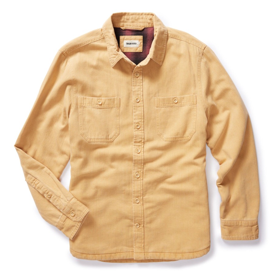 Shirts & Sweaters Taylor Stitch | The Lined Utility Shirt In Wheat Denim