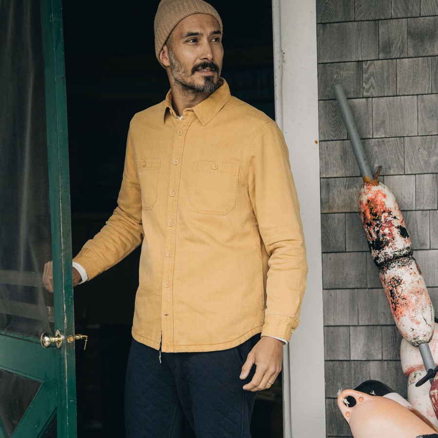 Shirts & Sweaters Taylor Stitch | The Lined Utility Shirt In Wheat Denim