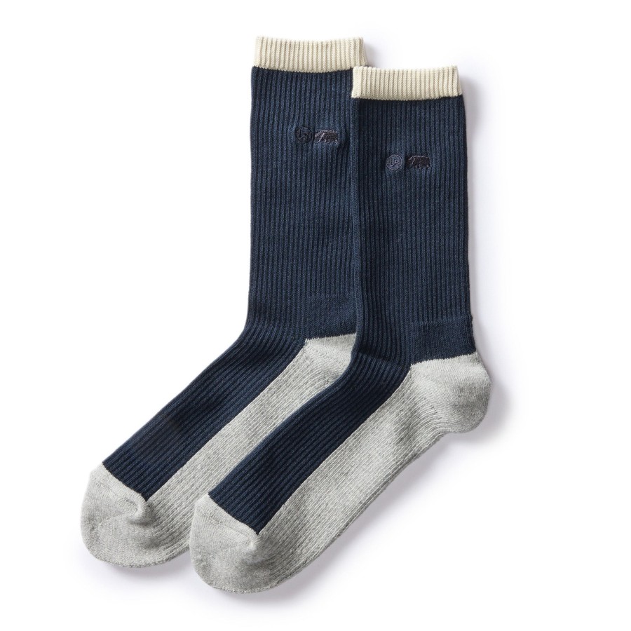 Boots & Accessories Taylor Stitch | The Ribbed Sock In Navy