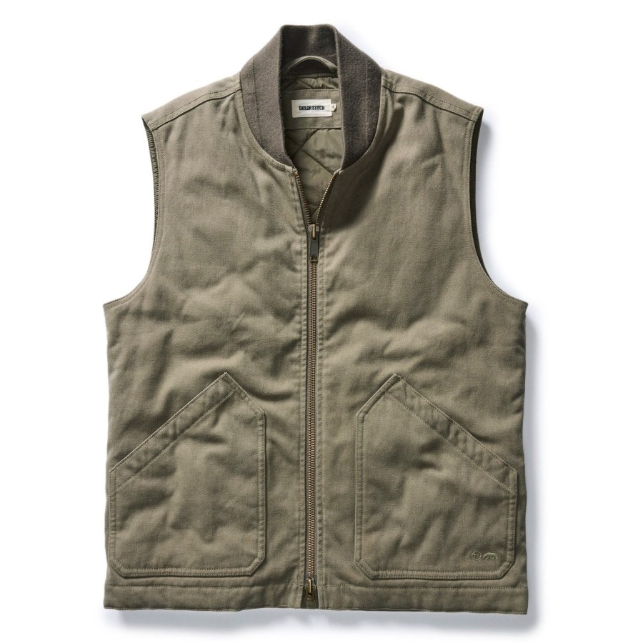 Outerwear Taylor Stitch | The Workhorse Vest In Stone Boss Duck