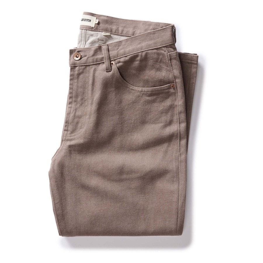 Bottoms Taylor Stitch | The Democratic All Day Pant In Silt Broken Twill