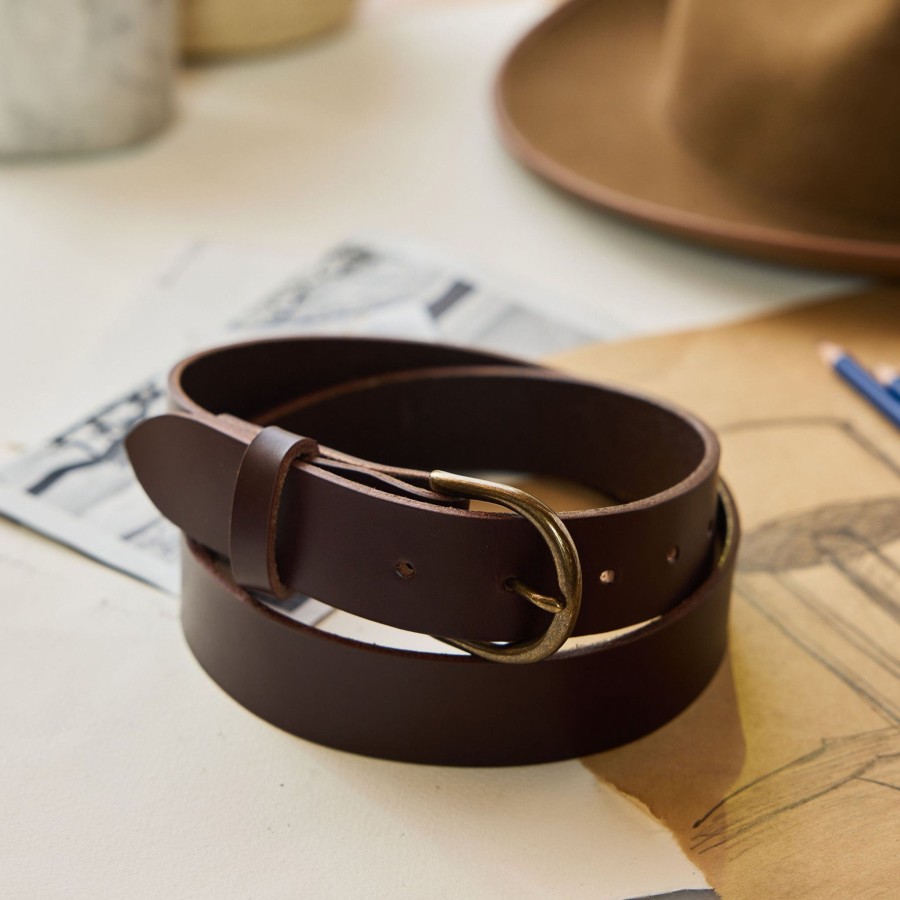 Boots & Accessories Taylor Stitch | The Foundation Belt In Dark Brown