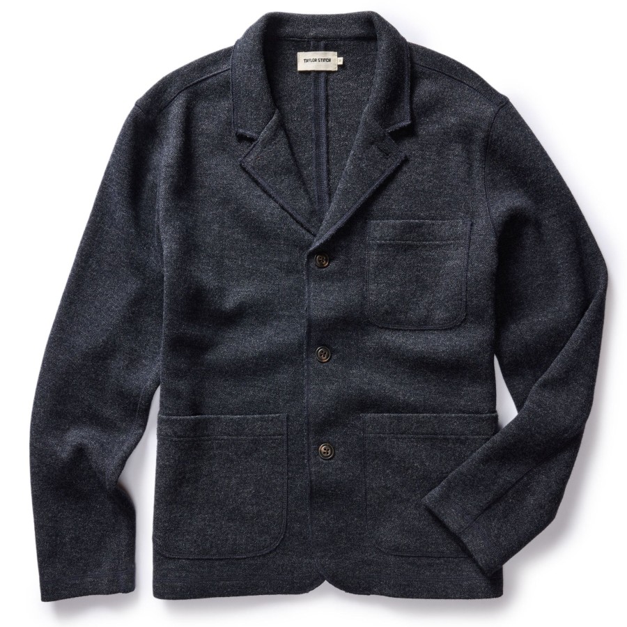 Shirts & Sweaters Taylor Stitch | The Ridgewood Cardigan In Navy Birdseye Wool