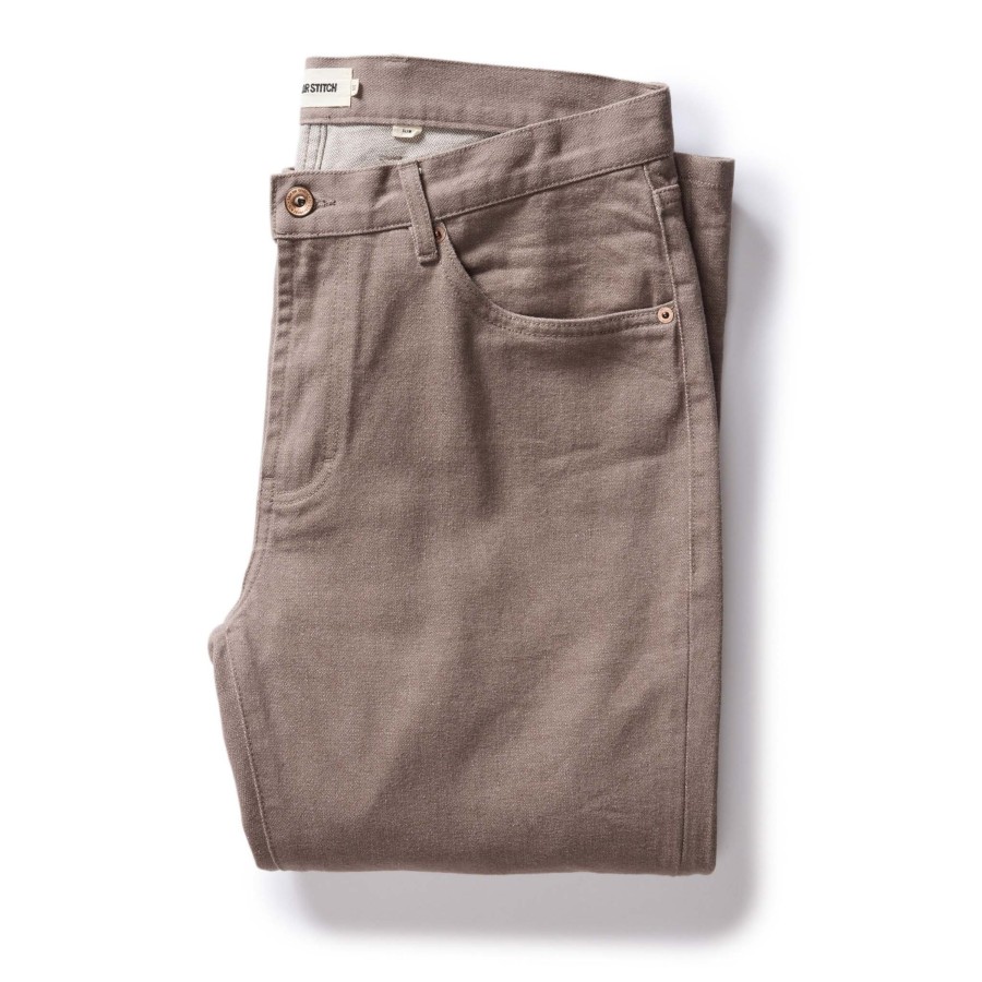 Bottoms Taylor Stitch | The Slim All Day Pant In Silt Broken Twill