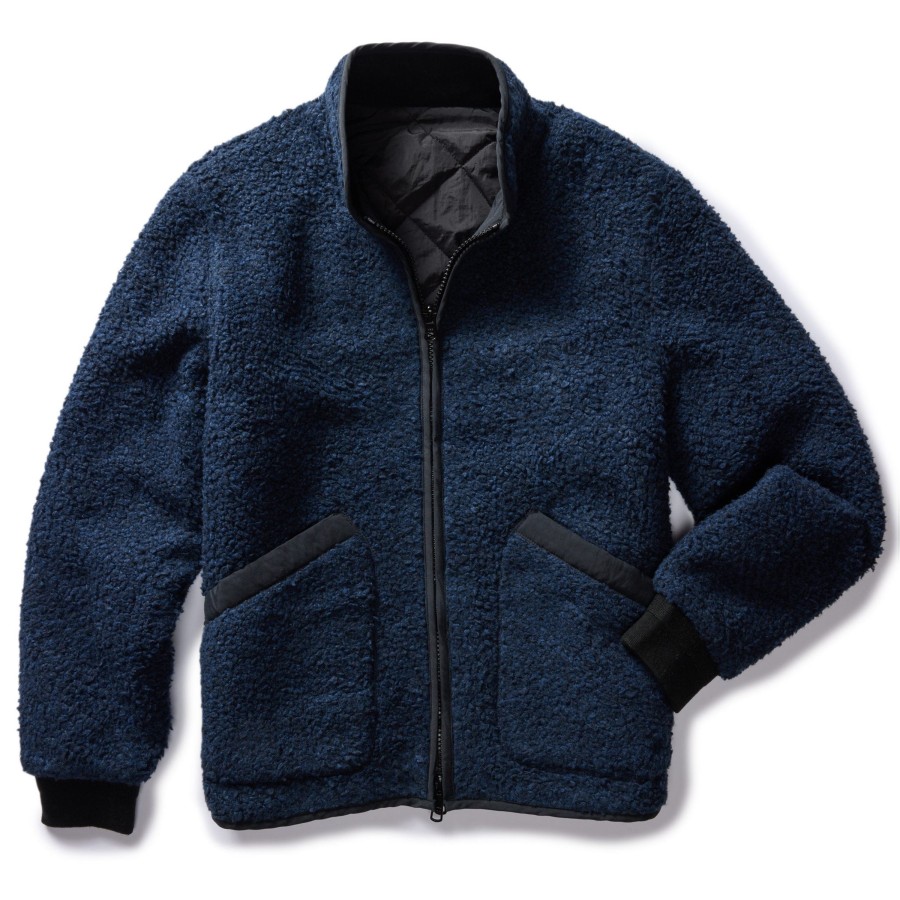 Outerwear Taylor Stitch | The Carson Jacket In Dark Navy Fleece