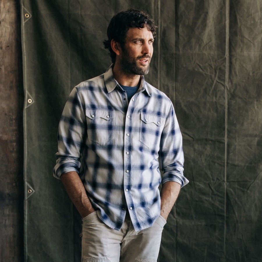 Shirts & Sweaters Taylor Stitch | The Frontier Shirt In Indigo Shadow Plaid